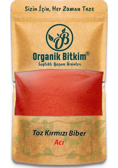 Organik Bitkim Acı Toz Kırmızı Biber 250 G