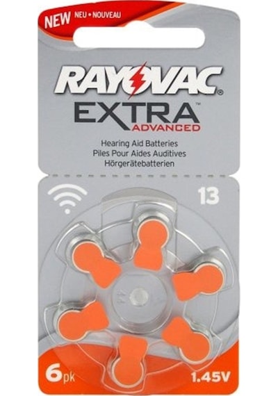 Rayovac Extra Advanced 13 Numara Blister İşitme Cihazı Pili 6 x 5'li