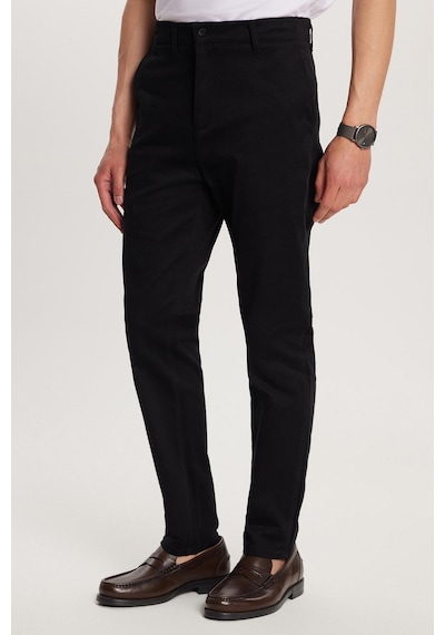 Tudors Erkek Regular Fit Chino Esnek Yandan Cepli Önü Fermuarlı Pamuklu Dokulu Siyah Pantolon-33352 Siyah Tudors Erkek Regular Fit Chino Esnek Yandan Cepli Önü Fermuarlı Pamuklu Dokulu Siyah Pantolon-33352 Siyah