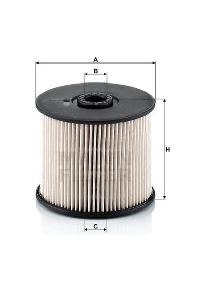 MANN PU830X Mazot Filtresi Scudo / 206 306 307 406 807 Partner / C5 Berlingo 2.0 HDI Dw10 2.0 Jtd