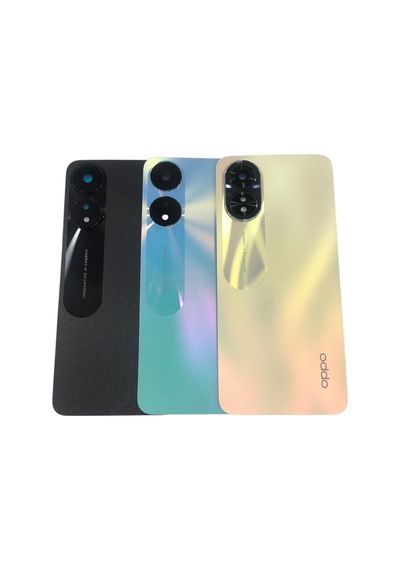 Oppo A38 Cph2579 Arka Kapak Pil Kapağı Full Siyah