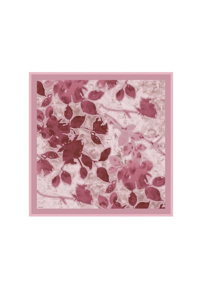 Aker Tivil İpek Eşarp 9103713 - 991 Gül Kurusu Batik Desen 2025 Sonbahar - Kış Sezonu