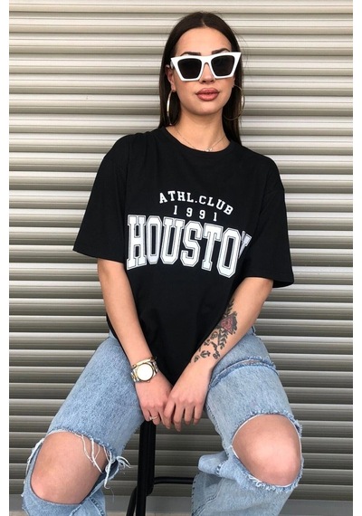 Startmore Unisex Challenge Rahat Kesim Oversize Siyah
