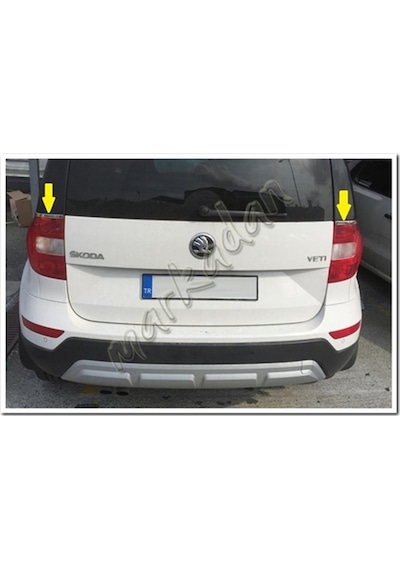 Markadan Skoda Yeti Krom Stop Alt Çıtası 2010-2017 2 Parça Paslanmaz Çelik