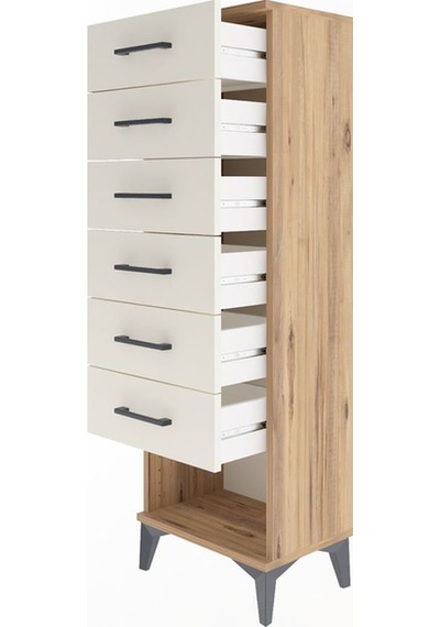 Arges Dolap 6 Çekmeceli 44x30x134 Çam-aytaşı Çam Arges Dolap 6 Çekmeceli 44x30x134 Çam-aytaşı Çam