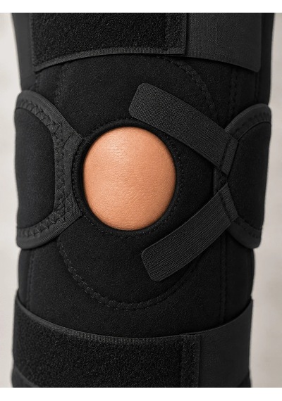 Lb Ligament Destekli Dizlik Ayarlanabilir Cırtlı Açık Patella Diz Destekliği