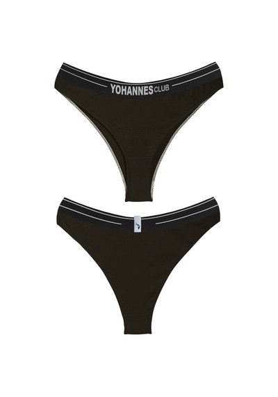 Yohannes Club, Kadın Pamuklu İç Çamaşırı Takımı, Renk Seçenekli, Büstiyer-kemerli Brazilian Külot Siyah Yohannes Club, Kadın Pamuklu İç Çamaşırı Takımı, Renk Seçenekli, Büstiyer-kemerli Brazilian Külot Siyah