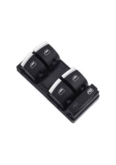 AUDİ A4 SOL DÖRTLÜ CAM AÇMA DÜĞMESİ ANAHTARI KROM 2004-2013