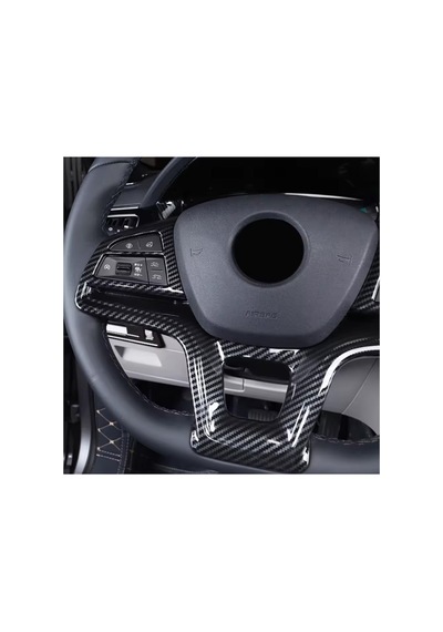 Red Lion Parts Byd Seal U Karbon Fiber Görünüm Direksiyon Trim Kaplama Abs Siyah
