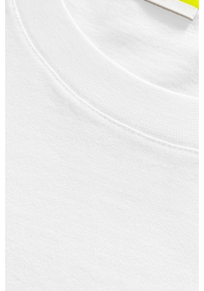 Goffra Erkek Premium Kalite Yoğun Dokulu Pamuklu T-shirt Beyaz M101-r0220-01 Beyaz