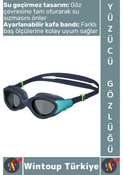 Gözlük Yetişkin Çocuk Su Sızdırmaz Buğu Önleyici Çok Şık Ayarlanabilir Deniz Havuz Yüzücü Gözlüğü Çok Renkli