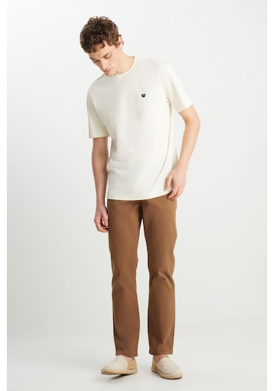 Wrangler Erkek T Shirt Mw7nm20387742l Beyaz Beyaz