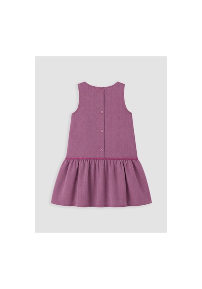 LC Waikiki Alıta Cıty Farkıyla Lcw Kids Mor Düz Kız Çocuk Elbise Mor - 928242478 Mor