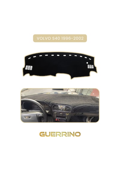Volvo S40 1996-2002 Torpido Koruma Halısı Bej Kenar