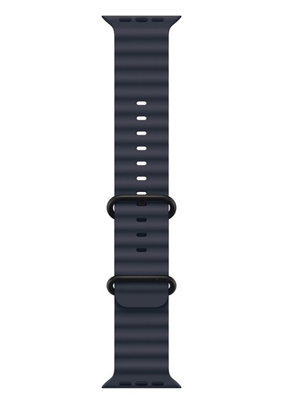 Apple Watch Ultra 49mm Uyumlu Silikon Kordon Krd-75 - Beyaz - T24697