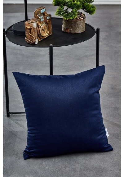 Komfort Home Düz Lacivert İç Dolgulu Kırlent 45x45cm / 4 Adet Karışık/Çok Renkli