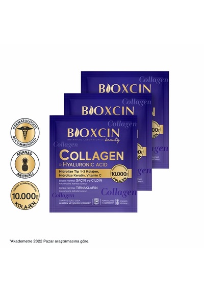 Bioxcin Beauty Collagen Hyaluronic Acid 30 Saşe