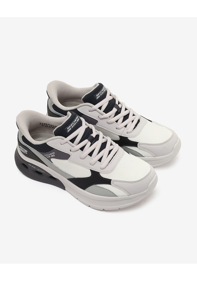 Skechers Bobs Arc Waves 2.0 Erkek Beyaz Spor Ayakkabı 118342 Wmlt Beyaz