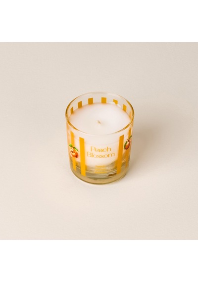Deco Peach Blossom Bardak Mum - Renkli - 190 Gr Çok Renkli
