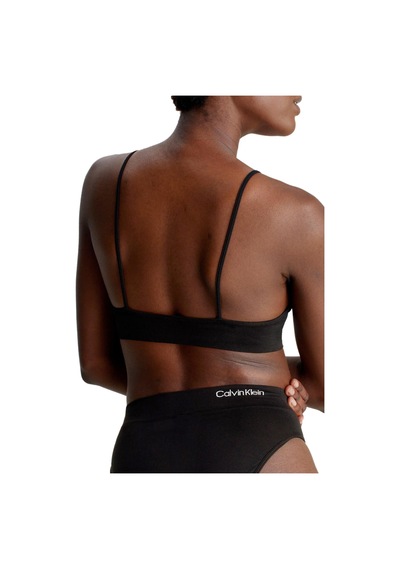 Calvin Klein Trıangle Siyah Kadın Bikini Üstü