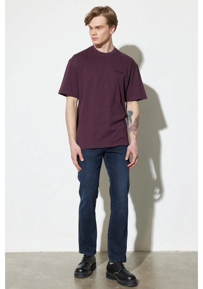 Wrangler Slim Fit Dar Paça Mavi Erkek Kot Pantolon W12s010396 001