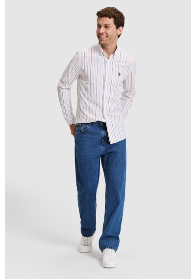 U.S. Polo Assn. Erkek Sarı Uzun Kollu Gömlek 50324651 Vr044