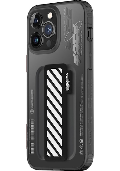 Apple Uyumlu iPhone 14 Pro Max Kılıf Skinarma Şeffaf Desenli Kaze Kapak