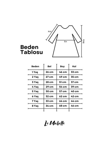 Le Mabelle Ekru Kelebek Kanatlı Kız Çocuk Elbise - Kate Ekru