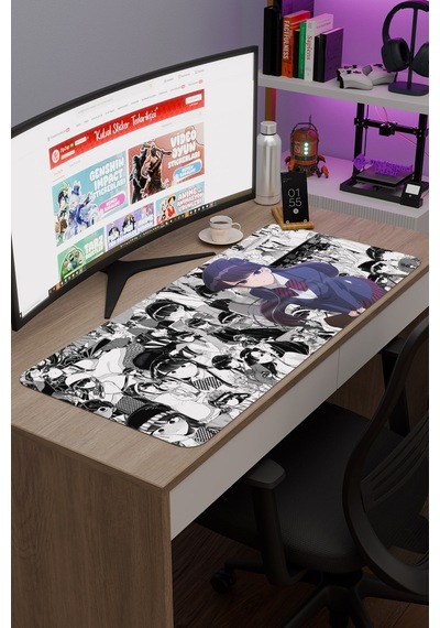 Komi Can't Communicate Dikişli Kauçuk Oyuncu Mousepad V2 - 90x40 Xxl Gaming Mouse Pad