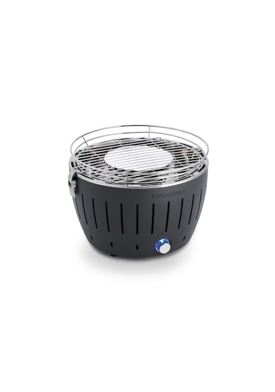 Lotusgrill S Dumansız Kömürlü Mangal - Çantalı, Taşınabilir Kamp Barbeküsü Gri