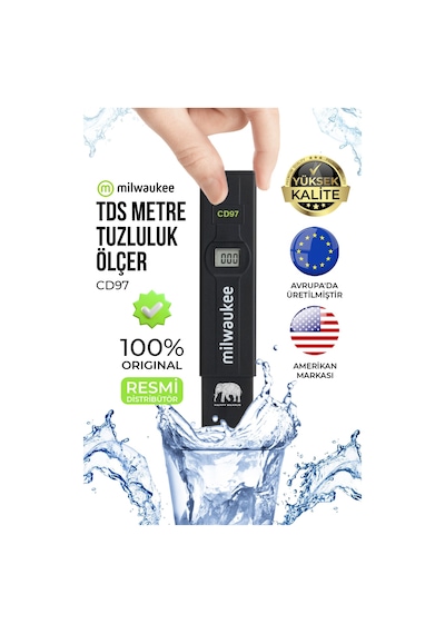 Milwaukee Cd97 Dijital Tds Metre Su Tds Ve Mineral Ölçüm Cihazı