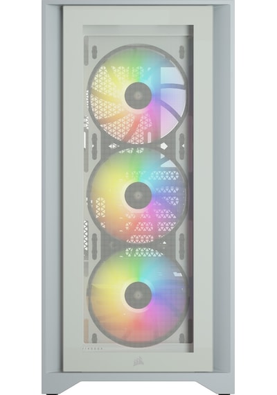 Corsair iCue 4000X CC-9011205-WW RGB Bilgisayar Kasası Beyaz