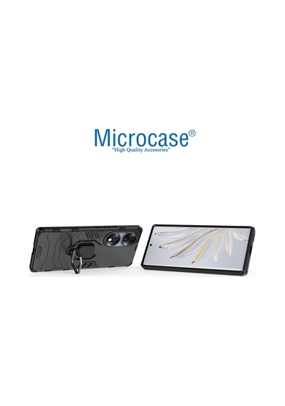 Microcase Honor 70 Batman Serisi Yüzük Standlı Armor Kılıf-Al3349