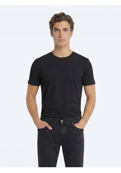 Kip Çok Renkli 1 Düz %100 Pamuk T-shirt Renkli