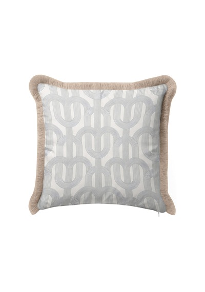 Geometrik Desenli Art Deco Saçaklı Yastık Kılıfı - Zarif Zincir Bohem Vizon Püsküllü Kırlent Kılıfı Sessiz Rota Ritüel Geometrik Desenli Art Deco Saçaklı Yastık Kılıfı - Zarif Zincir Bohem Vizon Püsküllü Kırlent Kılıfı Sessiz Rota Ritüel