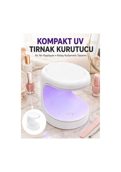 Seyehat Tipi Mini Oje Kurutucu Ultraviole Mor Işık Protez Tırnak Kurutucu Yeni Ne - Hs08377644-5