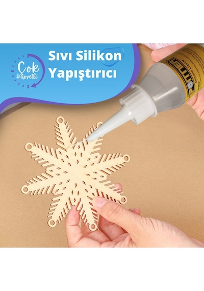Soğuk Silikon Sıvı Yapıştırıcı, Su Geçirmez, Kuvvetli Ahşap, Seramik, Takı, Dıy Tutkalı, 100 Ml