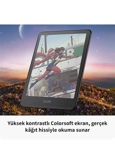 Amazon Kindle 7 Colorsoft 16 GB E-Kitap Okuyucu Reklamsız Siyah
