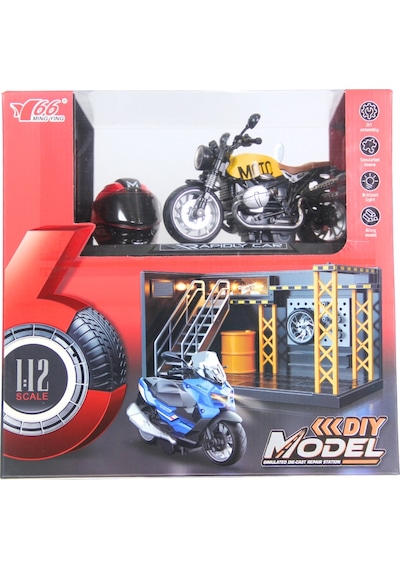 1/12 Motosiklet Latte Pb 3r Sesli Ve Işıklı