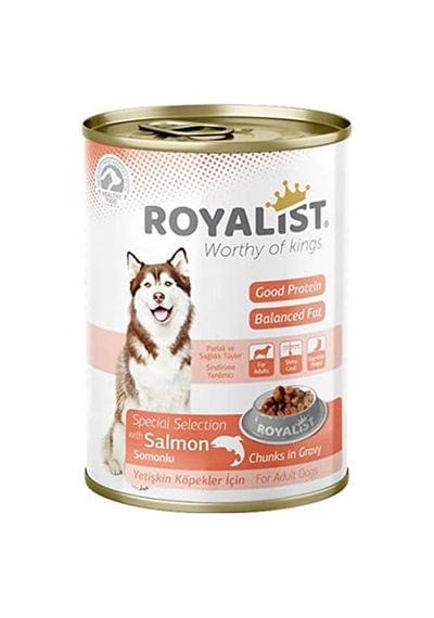 Somonlu Parça Etli Gravy Soslu Yetişkin Köpek Konservesi 400 Gr