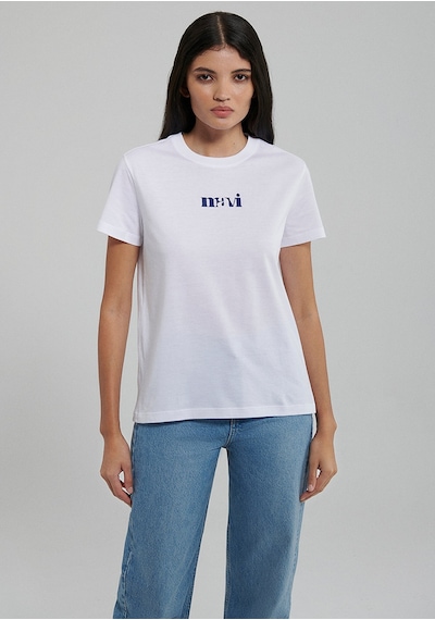 Mavi - Mavi Logo Baskılı Beyaz Tişört 1612241-620 Beyaz Mavi - Mavi Logo Baskılı Beyaz Tişört 1612241-620 Beyaz