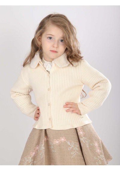 Xo Kids Kız Çocuk Elbise 1-5 Yaş 4819 KREM