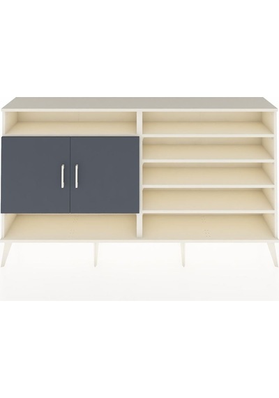 Arges Konsol 7 Raflı 2 Kapaklı 176x30x99 Aytaşı-antrasit Aytaşı-antrasit