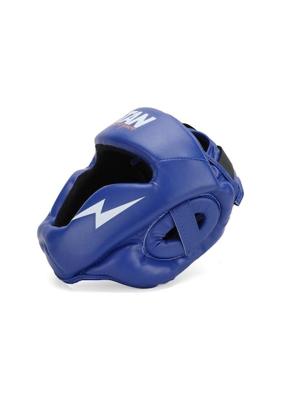 Titan Sport Yüz Korumalı Boks Kaskı , Koyu Mavi Model Çok Renkli