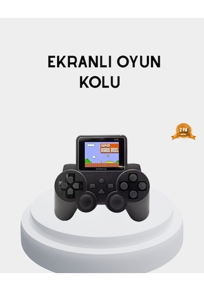 Atari S10 Retro Oyun Konsolu 520 Nostaljik Oyun Tv Bağlantılı Şarjlı Ve Taşınabilir