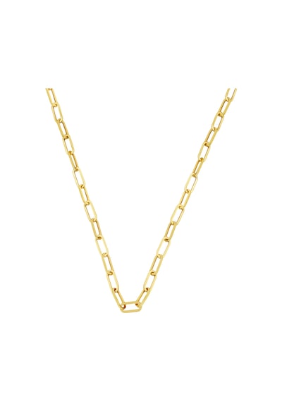 Halkalı 14 Ayar Altın Zincir 45 Cm. Sarı Altın