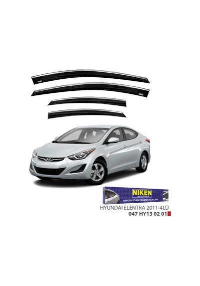 Hyundai Elantra Kromlu Cam Rüzgarlığı Niken 2011-2015 Arası