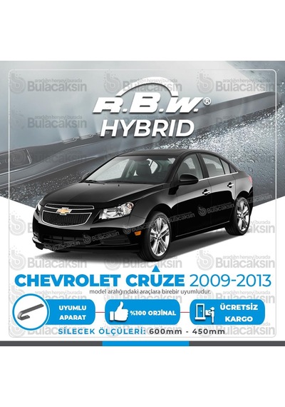 Chevrolet Cruze Ön Silecek Takımı (2009-2013) RBW Hibrit