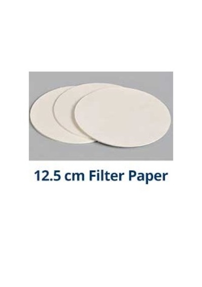 Filtre Kağidi, 125 Mm,Beyaz Bant-Yavaş,100 Adetlik Paket