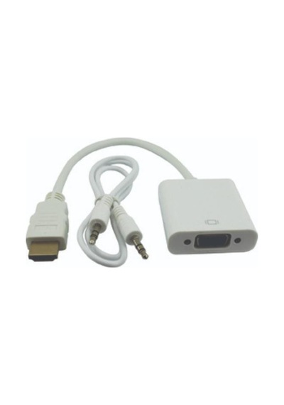 Class Bm-001 Hdmı - Vga Çevirivi Ses' Li - Beyaz